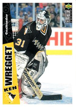 #220 Ken Wregget - Pittsburgh Penguins - 1996-97 Collector's Choice Hockey