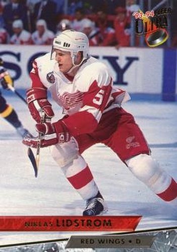 #220 Nicklas Lidstrom - Detroit Red Wings - 1993-94 Ultra Hockey