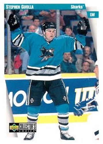 #220 Steve Guolla - San Jose Sharks - 1997-98 Collector's Choice Hockey