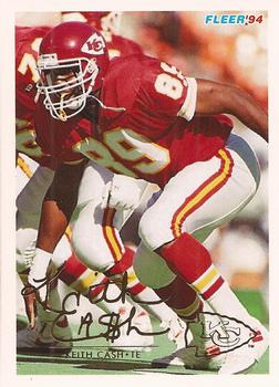 #220 Keith Cash - Kansas City Chiefs - 1994 Fleer Football