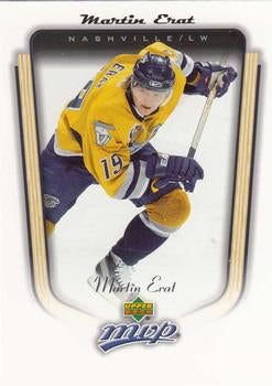 #220 Martin Erat - Nashville Predators - 2005-06 Upper Deck MVP Hockey