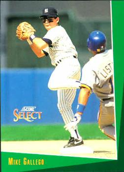 #220 Mike Gallego - New York Yankees - 1993 Select Baseball