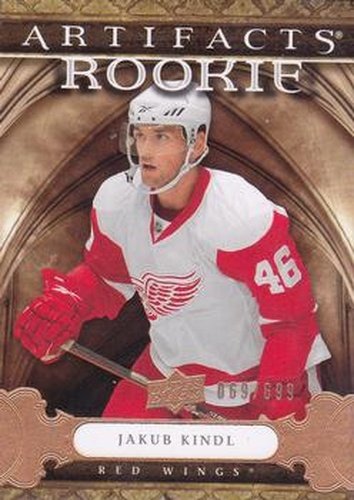 #220 Jakub Kindl - Detroit Red Wings - 2009-10 Upper Deck Artifacts Hockey