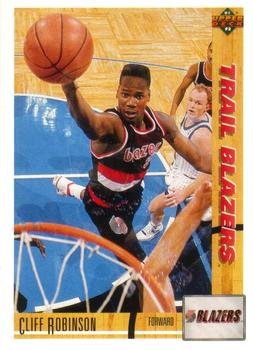 #220 Cliff Robinson - Portland Trail Blazers - 1991-92 Upper Deck Basketball