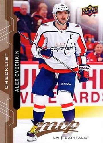 #220 Alex Ovechkin - Washington Capitals - 2018-19 Upper Deck MVP Hockey