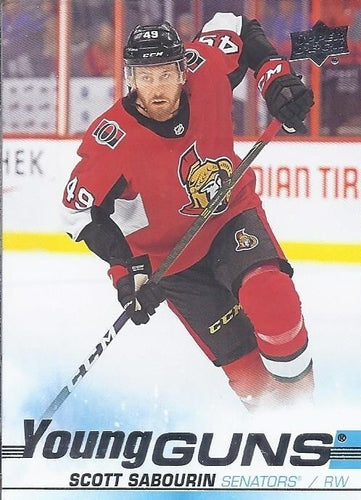 #220 Scott Sabourin - Ottawa Senators - 2019-20 Upper Deck Hockey