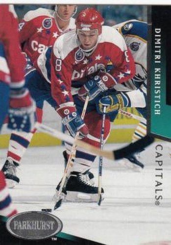 #220 Dmitri Khristich - Washington Capitals - 1993-94 Parkhurst Hockey