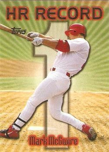 #220a Mark McGwire - VAR: HR 1 - St. Louis Cardinals - 1999 Topps Baseball