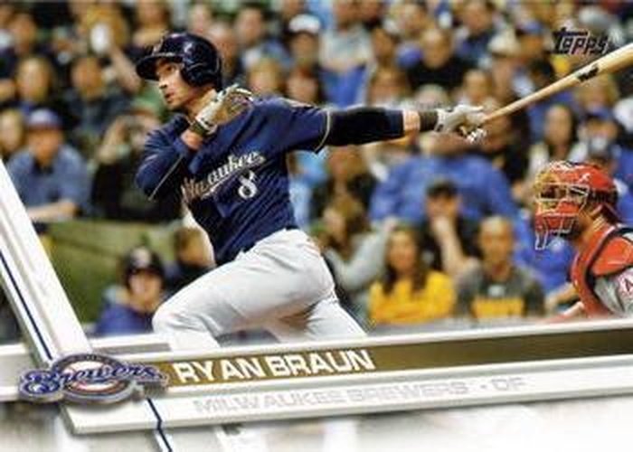 #220a Ryan Braun - Milwaukee Brewers - 2017 Topps Baseball