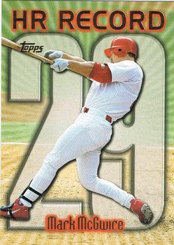 #220ac Mark McGwire - VAR: HR 29 - St. Louis Cardinals - 1999 Topps Baseball