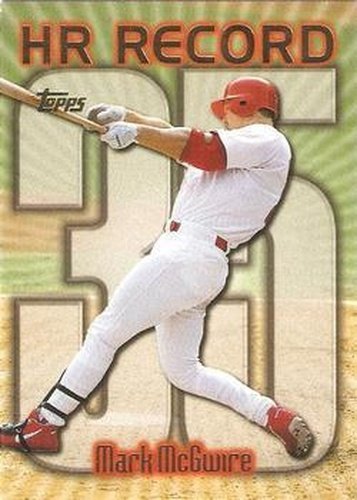 #220ai Mark McGwire - VAR: HR 35 - St. Louis Cardinals - 1999 Topps Baseball