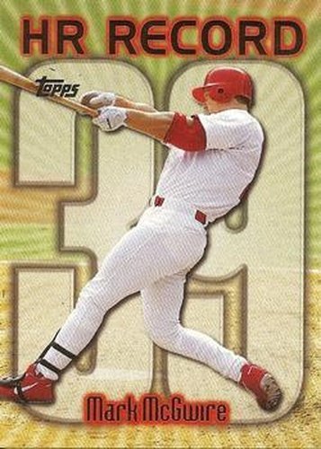 #220am Mark McGwire - VAR: HR 39 - St. Louis Cardinals - 1999 Topps Baseball