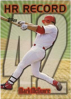 #220ap Mark McGwire - VAR: HR 42 - St. Louis Cardinals - 1999 Topps Baseball
