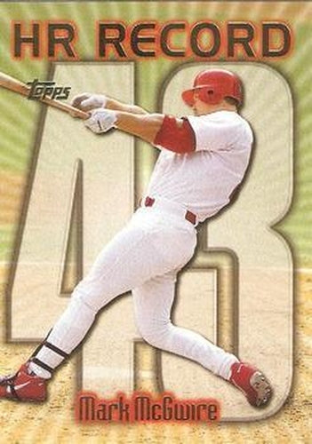 #220aq Mark McGwire - VAR: HR 43 - St. Louis Cardinals - 1999 Topps Baseball