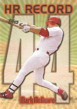 #220ar Mark McGwire - VAR: HR 44 - St. Louis Cardinals - 1999 Topps Baseball