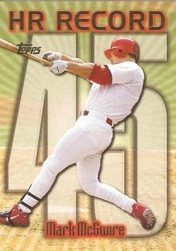 #220as Mark McGwire - VAR: HR 45 - St. Louis Cardinals - 1999 Topps Baseball