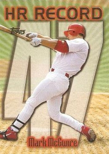 #220au Mark McGwire - VAR: HR 47 - St. Louis Cardinals - 1999 Topps Baseball