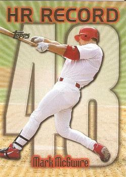 #220av Mark McGwire - VAR: HR 48 - St. Louis Cardinals - 1999 Topps Baseball