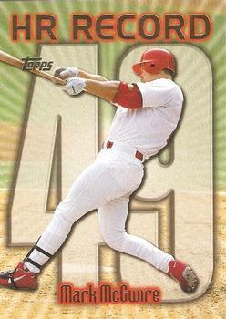 #220aw Mark McGwire - VAR: HR 49 - St. Louis Cardinals - 1999 Topps Baseball