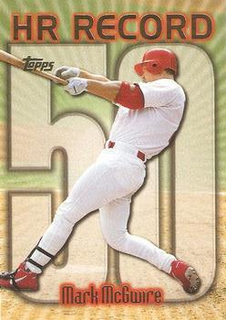 #220ax Mark McGwire - VAR: HR 50 - St. Louis Cardinals - 1999 Topps Baseball