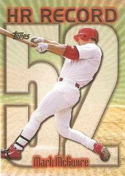 #220az Mark McGwire - VAR: HR 52 - St. Louis Cardinals - 1999 Topps Baseball