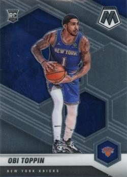 #220b Obi Toppin - New York Knicks - 2020-21 Panini Mosaic Basketball
