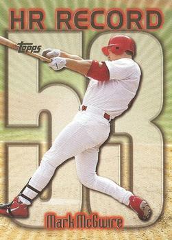 #220ba Mark McGwire - VAR: HR 53 - St. Louis Cardinals - 1999 Topps Baseball