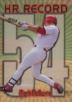 #220bb Mark McGwire - VAR: HR 54 - St. Louis Cardinals - 1999 Topps Baseball