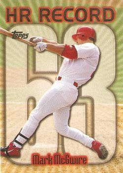 #220bk Mark McGwire - VAR: HR 63 - St. Louis Cardinals - 1999 Topps Baseball