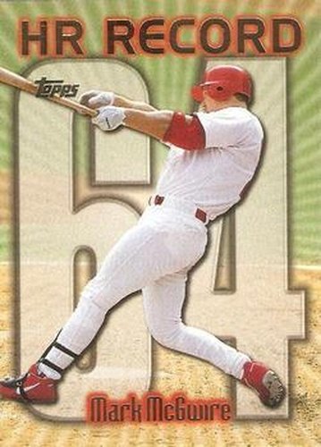 #220bl Mark McGwire - VAR: HR 64 - St. Louis Cardinals - 1999 Topps Baseball