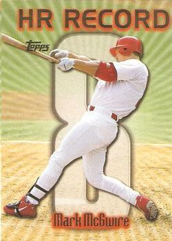#220h Mark McGwire - VAR: HR 8 - St. Louis Cardinals - 1999 Topps Baseball