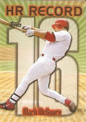 #220p Mark McGwire - VAR: HR 16 - St. Louis Cardinals - 1999 Topps Baseball