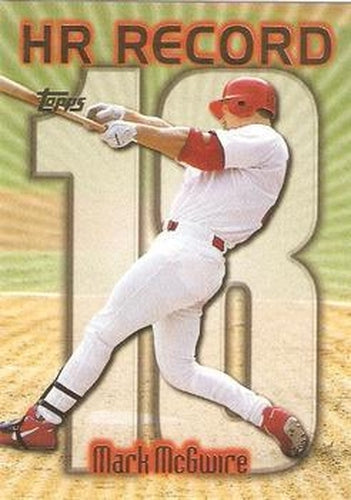 #220r Mark McGwire - VAR: HR 18 - St. Louis Cardinals - 1999 Topps Baseball
