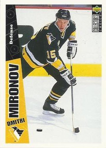 #221 Dmitri Mironov - Pittsburgh Penguins - 1996-97 Collector's Choice Hockey