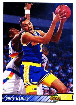 #221 Chris Gatling - Golden State Warriors - 1992-93 Upper Deck Basketball