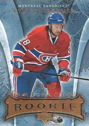 #221 Kyle Chipchura - Montreal Canadiens - 2007-08 Upper Deck Artifacts Hockey