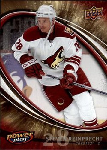 #221 Steven Reinprecht - Phoenix Coyotes - 2008-09 Upper Deck Power Play Box Set Hockey