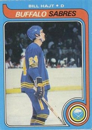 #221 Bill Hajt - Buffalo Sabres - 1979-80 O-Pee-Chee Hockey