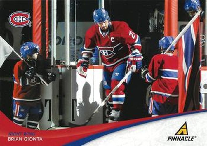 #221 Brian Gionta - Montreal Canadiens - 2011-12 Panini Pinnacle Hockey