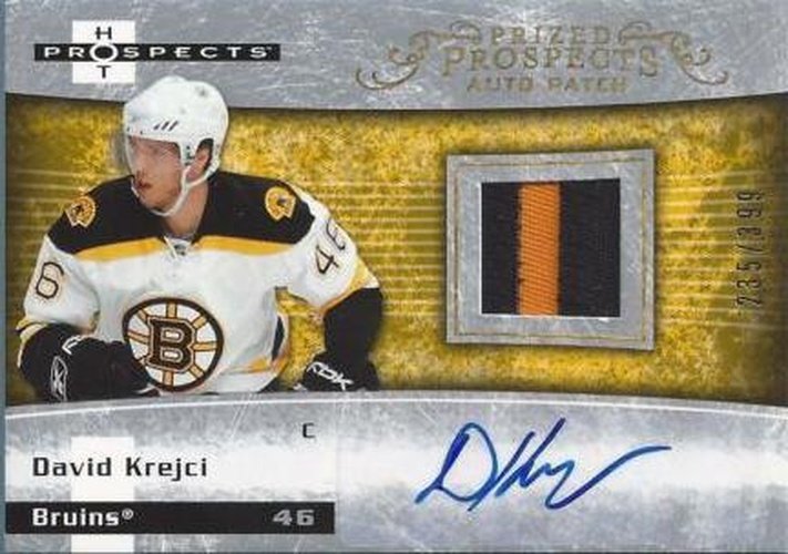 #221 David Krejci - Boston Bruins - 2007-08 Fleer Hot Prospects Hockey