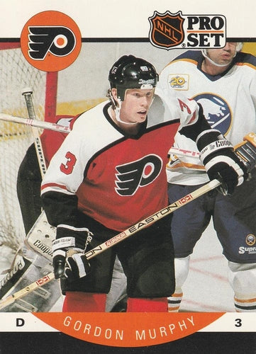 #221 Gordon Murphy - Philadelphia Flyers - 1990-91 Pro Set Hockey