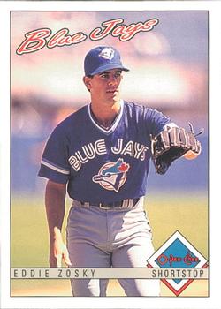 #221 Eddie Zosky - Toronto Blue Jays - 1993 O-Pee-Chee Baseball