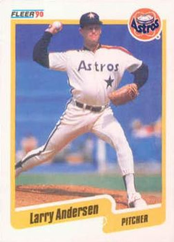 #221 Larry Andersen - Houston Astros - 1990 Fleer USA Baseball