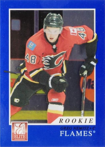 #221 Greg Nemisz - Calgary Flames - 2011-12 Panini Elite Hockey
