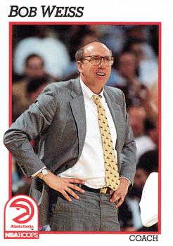 #221 Bob Weiss - Atlanta Hawks - 1991-92 Hoops Basketball