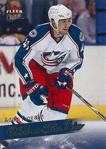 #221 Adam Pineault - Columbus Blue Jackets - 2008-09 Ultra Hockey