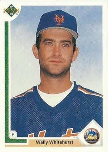 #221 Wally Whitehurst - New York Mets - 1991 Upper Deck Baseball