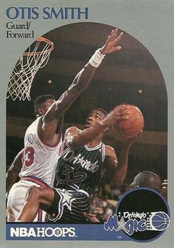 #221 Otis Smith - Orlando Magic - 1990-91 Hoops Basketball