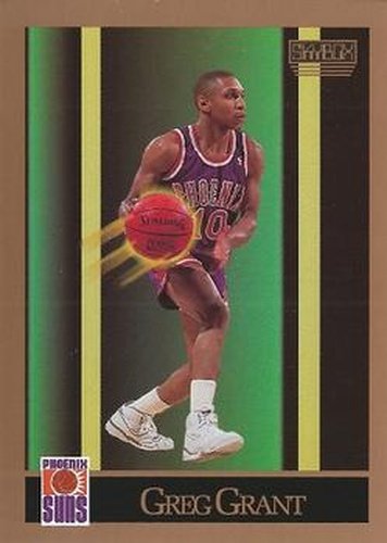 #221 Greg Grant - Phoenix Suns - 1990-91 SkyBox Basketball