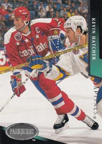 #221 Kevin Hatcher - Washington Capitals - 1993-94 Parkhurst Hockey